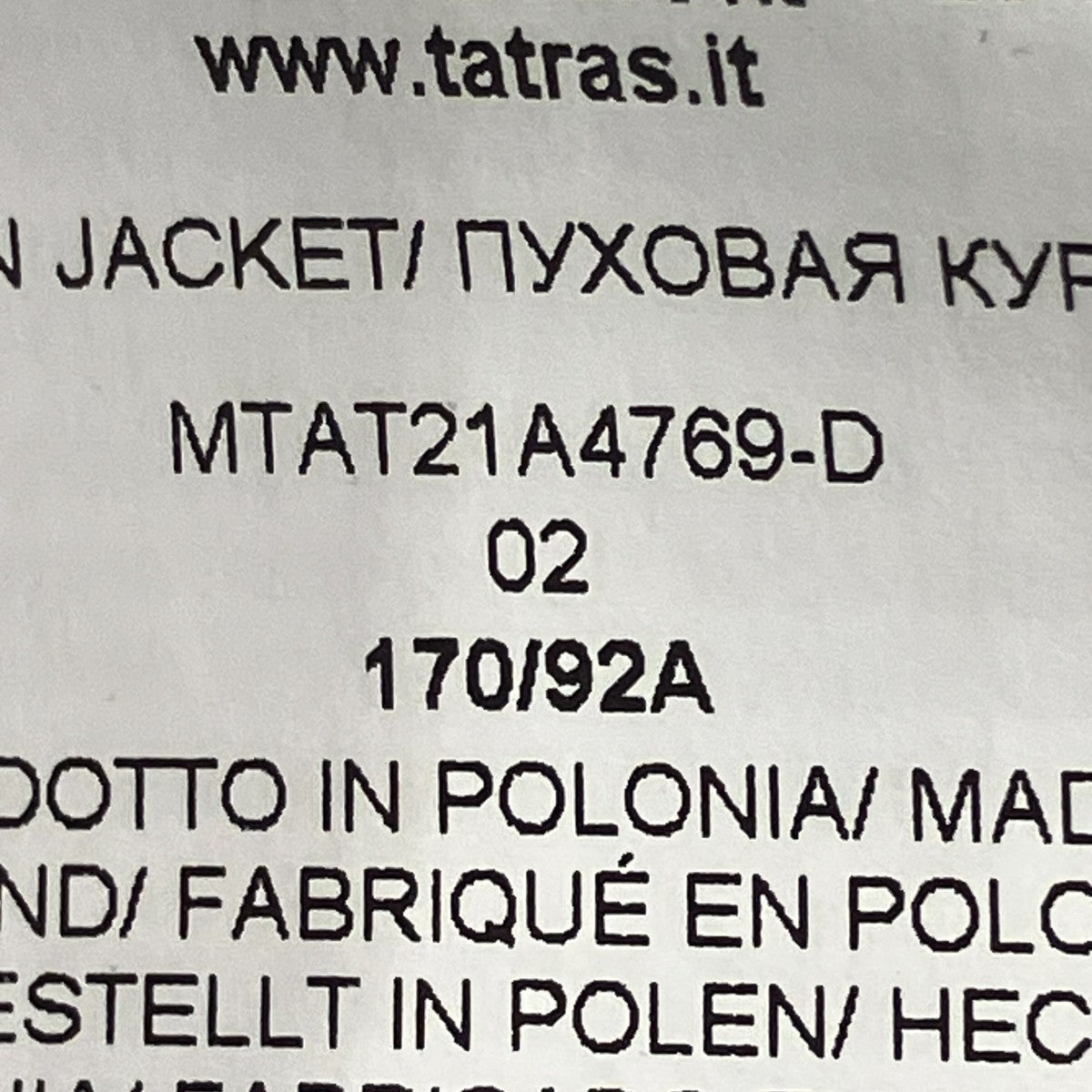 TATRAS オトールダウンコートMTA21A4769-D 古着・中古-8枚目のアイテム画像