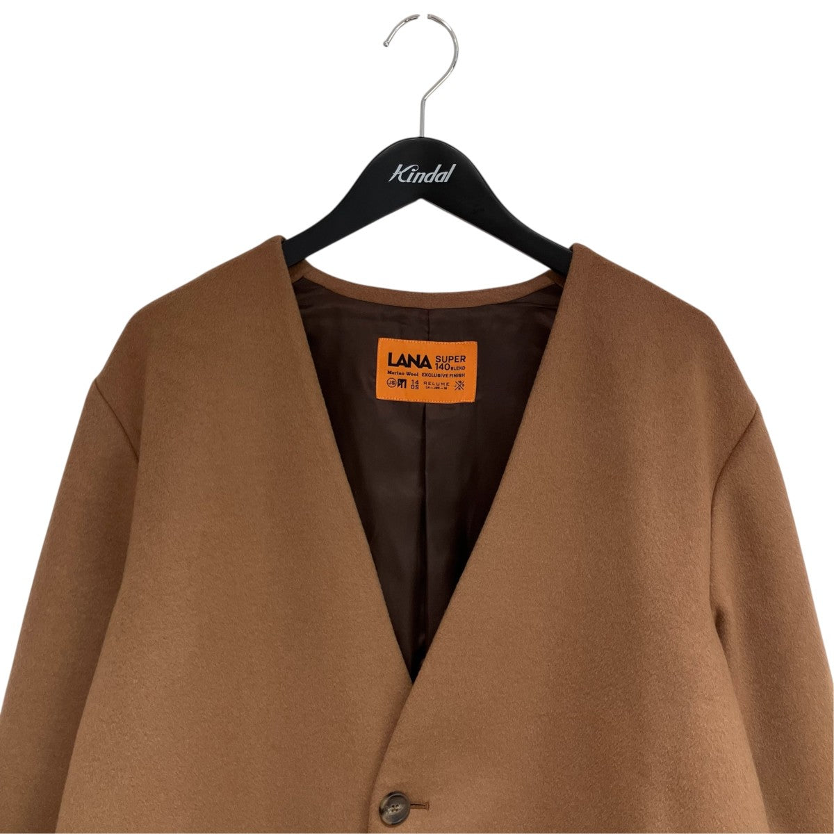 JOURNAL STANDARD relume 140S ビーバー ノーカラーコートノーカラーコート19020464312030 古着・中古-3枚目のアイテム画像