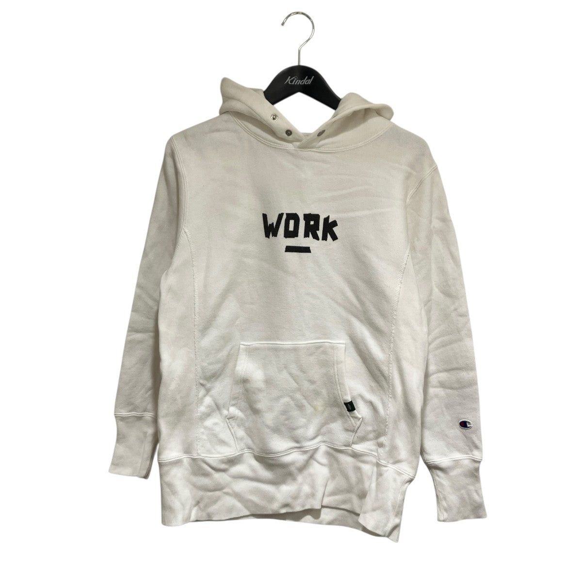 Champion×WORK NOT WORK 長袖パーカーC8-L123 古着・中古-1枚目のアイテム画像