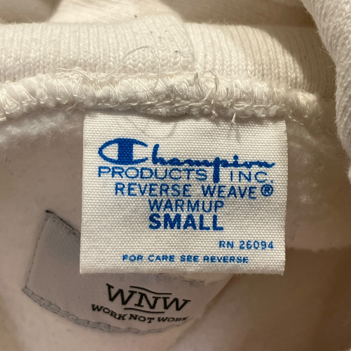 Champion×WORK NOT WORK 長袖パーカーC8-L123 古着・中古-6枚目のアイテム画像