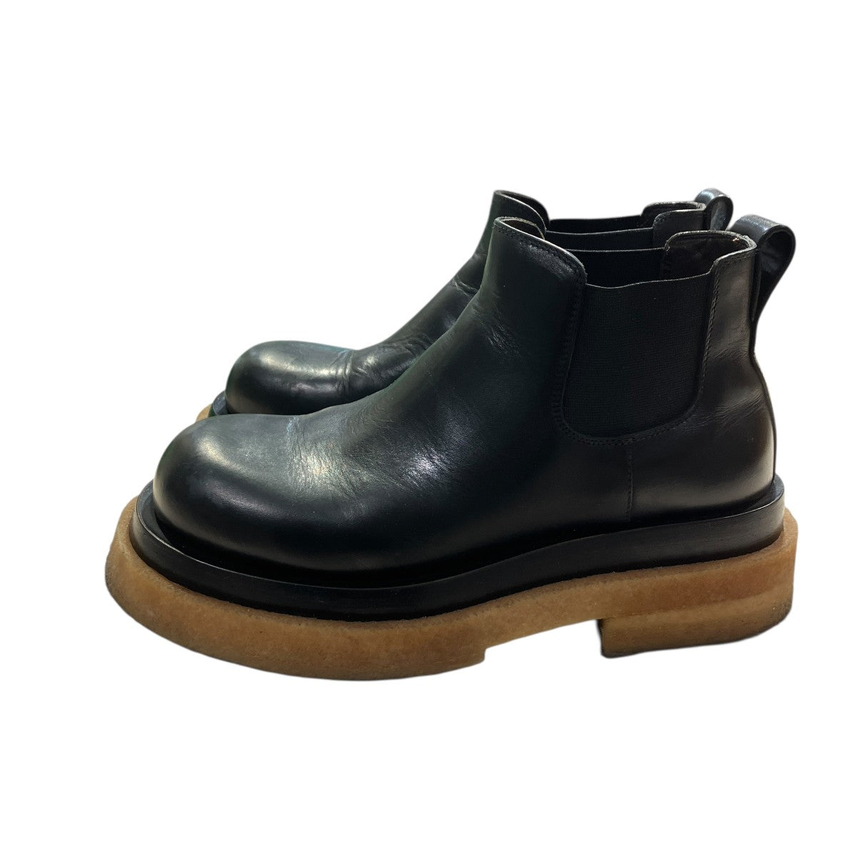 BOTTEGA VENETA LUG BOOT ラグ サイドゴアクレープソールブーツ 古着・中古-3枚目のアイテム画像