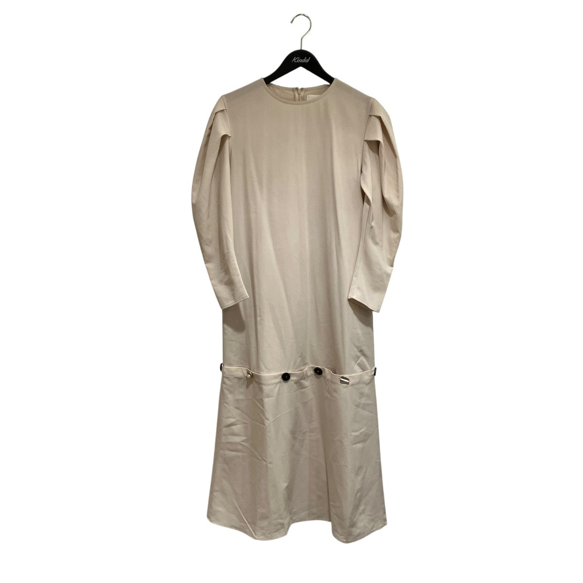 ELLIE two-way design button puff sleeve one-piece長袖ワンピース22AETA05 古着・中古-1枚目のアイテム画像