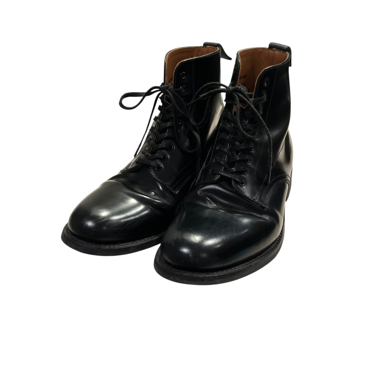 SANDERS Military Derby Bootショートブーツ1824B 古着・中古-1枚目のアイテム画像