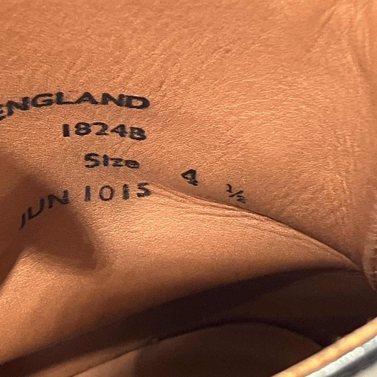 SANDERS Military Derby Bootショートブーツ1824B 古着・中古-8枚目のアイテム画像