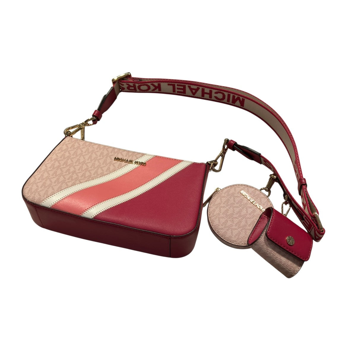 MICHAEL KORS JET SET TRAVELショルダーバッグ35R3GTVC1B 古着・中古-1枚目のアイテム画像