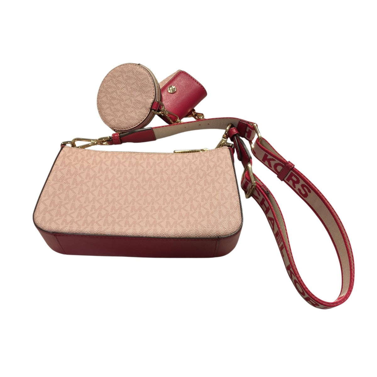 MICHAEL KORS JET SET TRAVELショルダーバッグ35R3GTVC1B 古着・中古-2枚目のアイテム画像