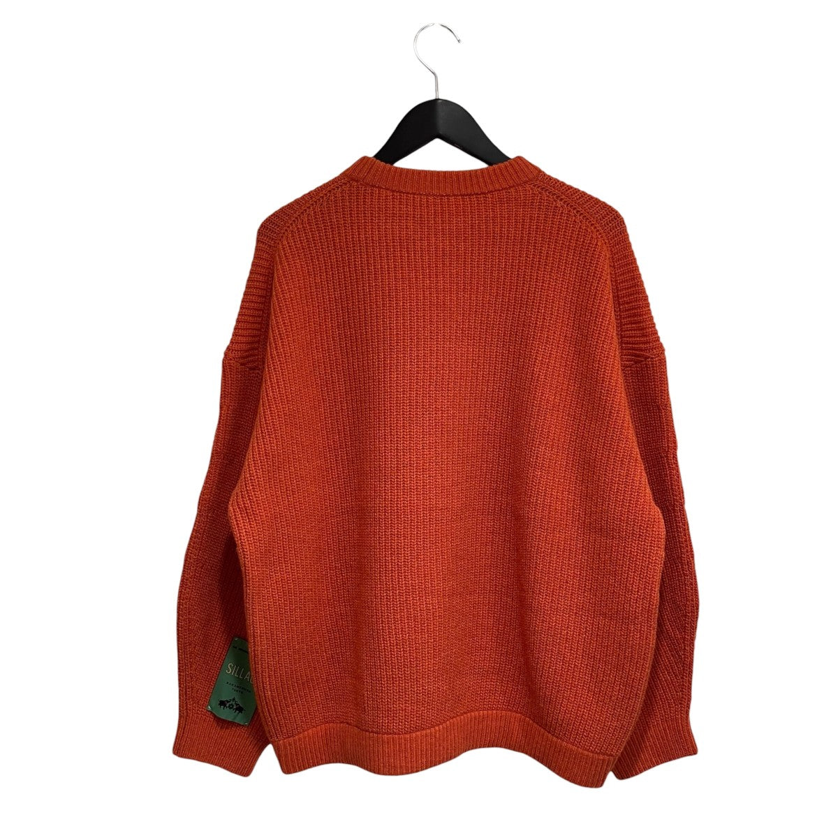 SUPER FINE WOOL RIBBED CREW厚手ニット