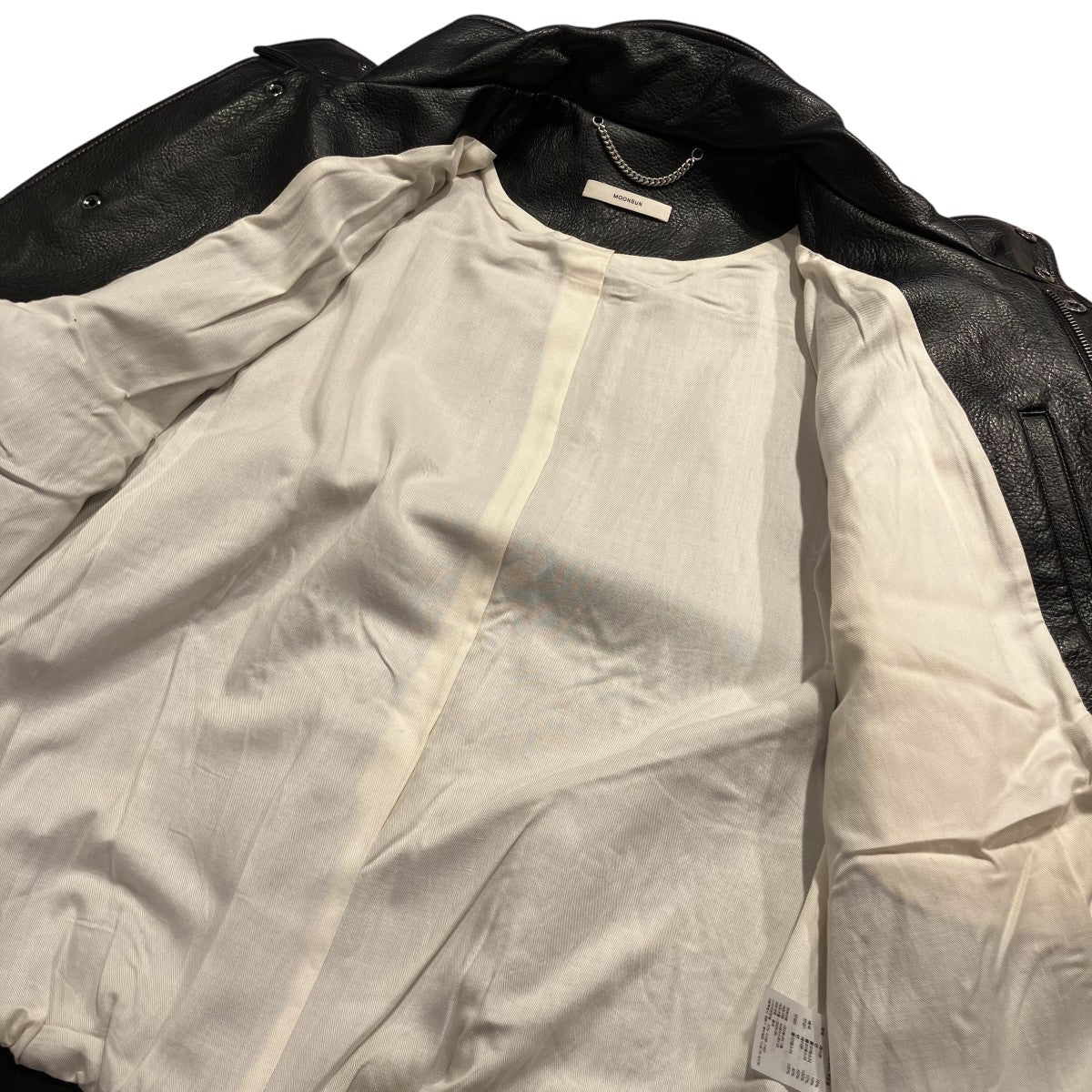 UNISEX， 4 Pocket Oversized LeatherジャケットMS256UJK01