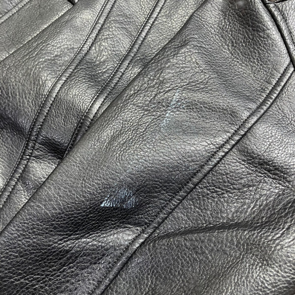 UNISEX， 4 Pocket Oversized LeatherジャケットMS256UJK01