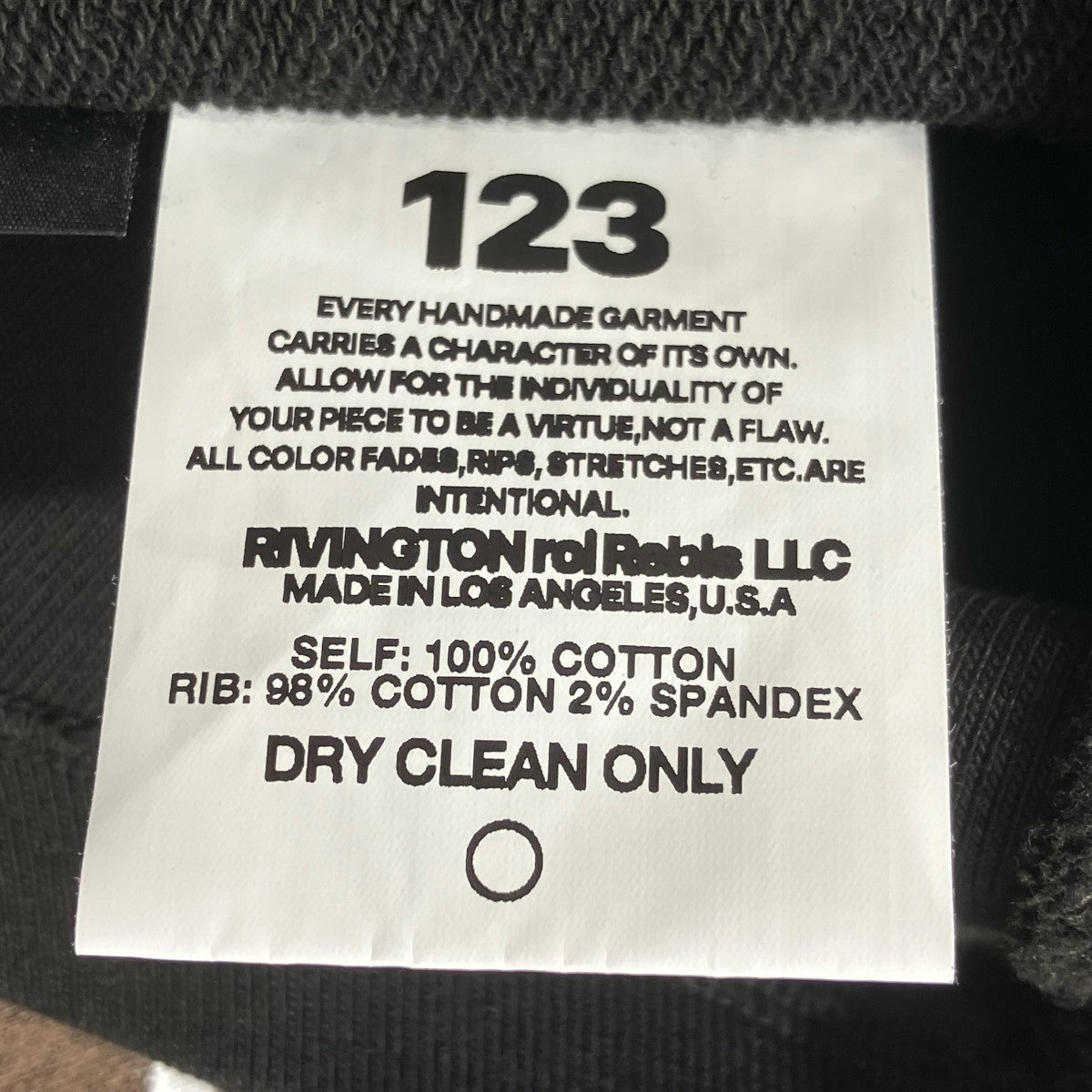 RRR123 ROSE CREWNECK WELDER長袖トレーナー 古着・中古-6枚目のアイテム画像
