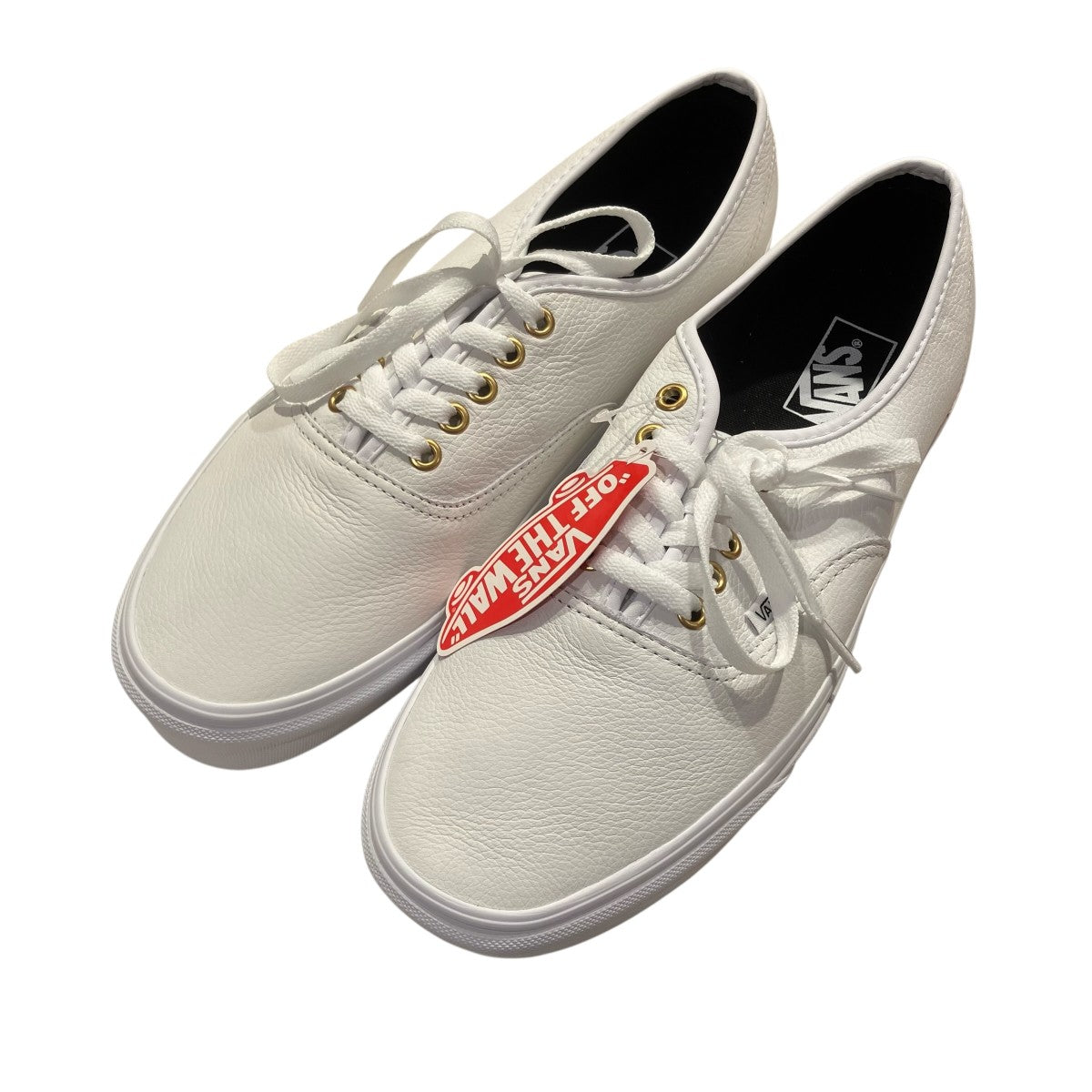 VANS Authentic ’White’レザースニーカーVN0A2Z5IOER 古着・中古-1枚目のアイテム画像