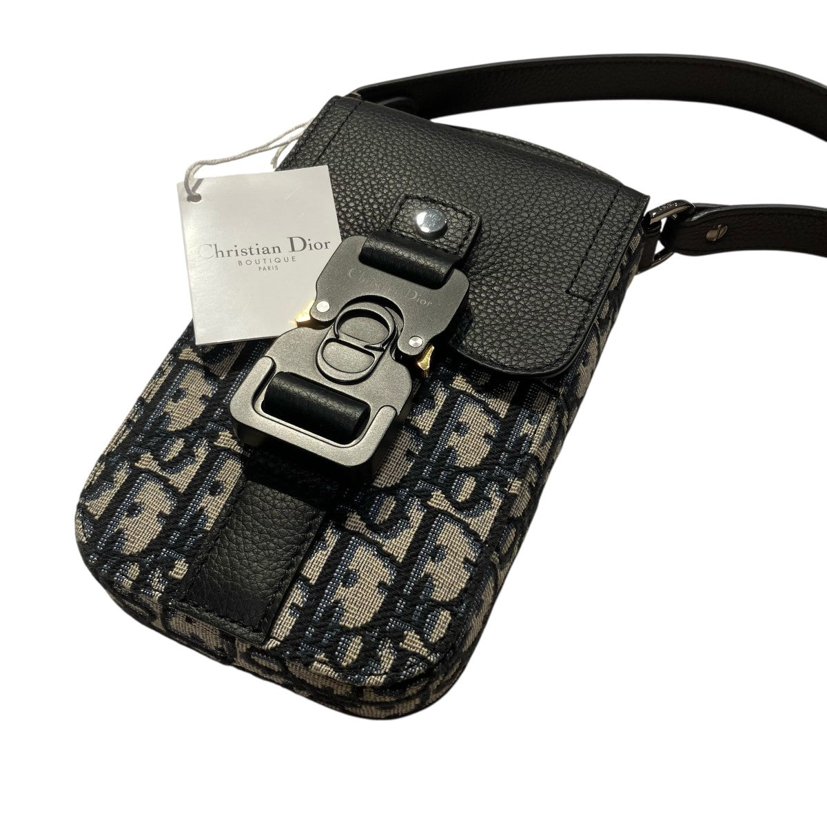 Christian Dior オブリーク ジャカード サドル バーティカルポーチショルダーバッグ2ADCA446YKS 古着・中古-3枚目のアイテム画像