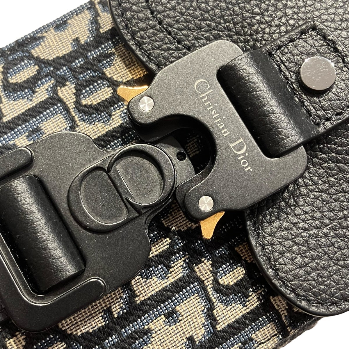 Christian Dior オブリーク ジャカード サドル バーティカルポーチショルダーバッグ2ADCA446YKS 古着・中古-6枚目のアイテム画像