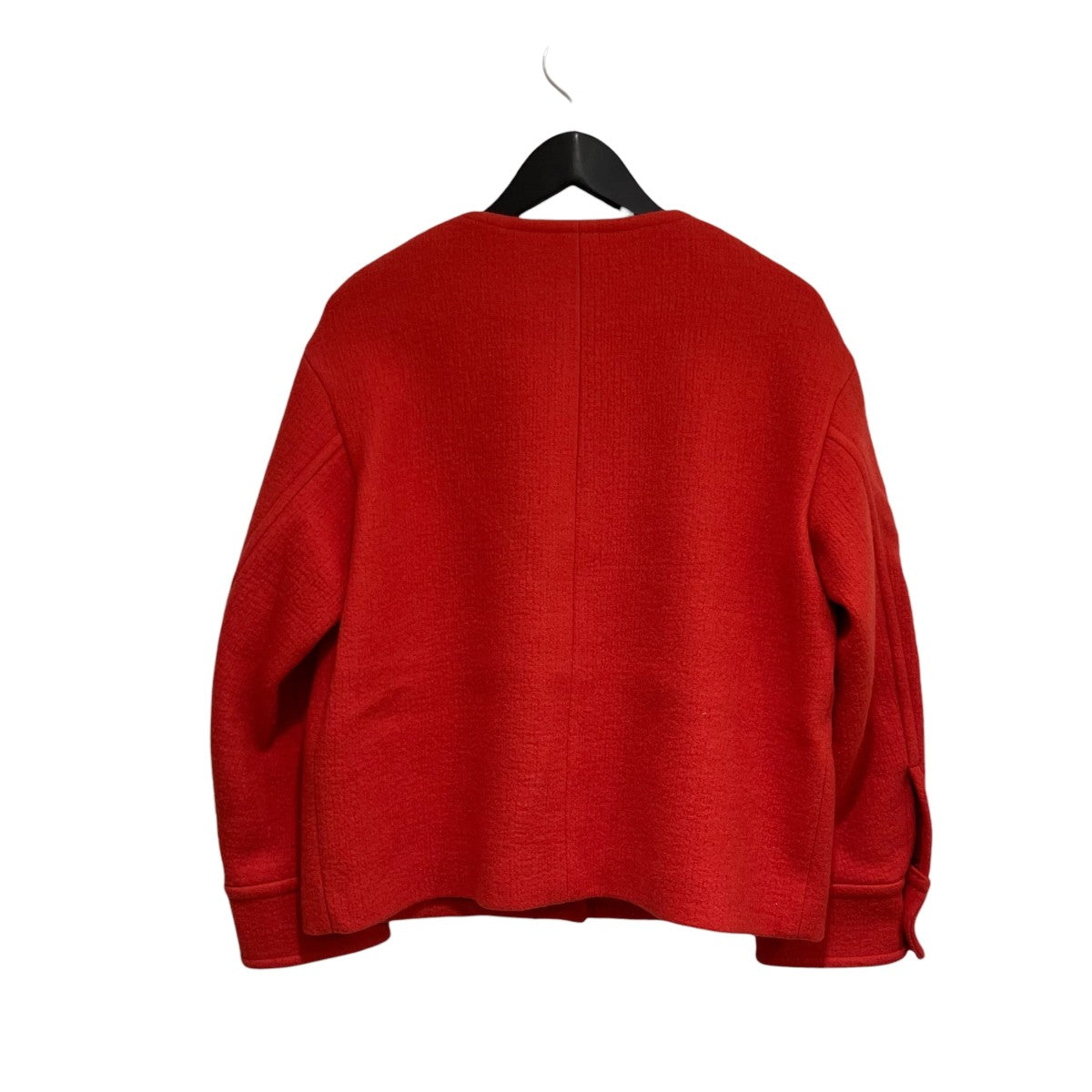 BEAUTY＆YOUTH UNITED ARROWS BY クレーターメルトンノーカラーショートコートノーカラージャケット1625-139-4479 古着・中古-2枚目のアイテム画像