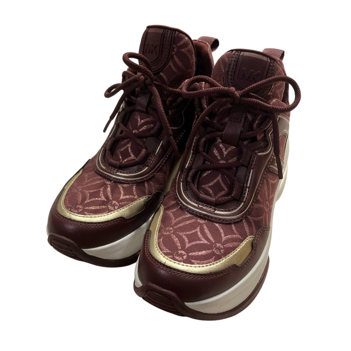 MICHAEL KORS OLYMPIA TRAINERローカットスニーカーAN24G 古着・中古-1枚目のアイテム画像