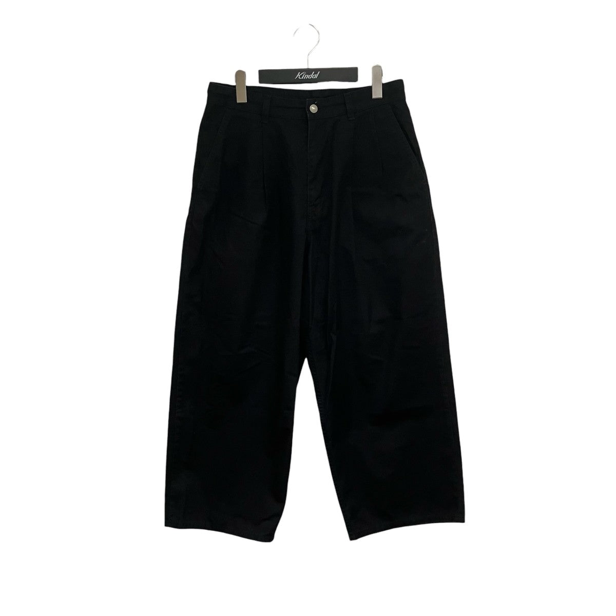 Graphpaper High Count Weather Two Tuck PantsワイドパンツGM204-40235B 古着・中古-1枚目のアイテム画像