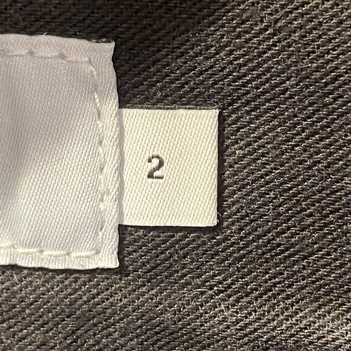 Graphpaper High Count Weather Two Tuck PantsワイドパンツGM204-40235B 古着・中古-9枚目のアイテム画像