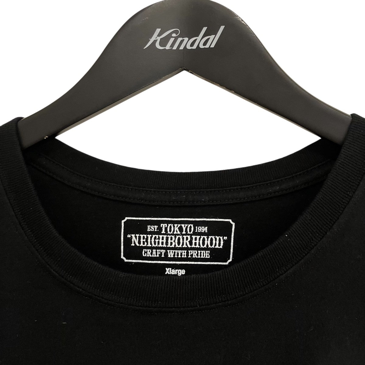 NEIGHBORHOOD(ネイバーフッド) プリントドクロ半袖Tシャツ ブラック