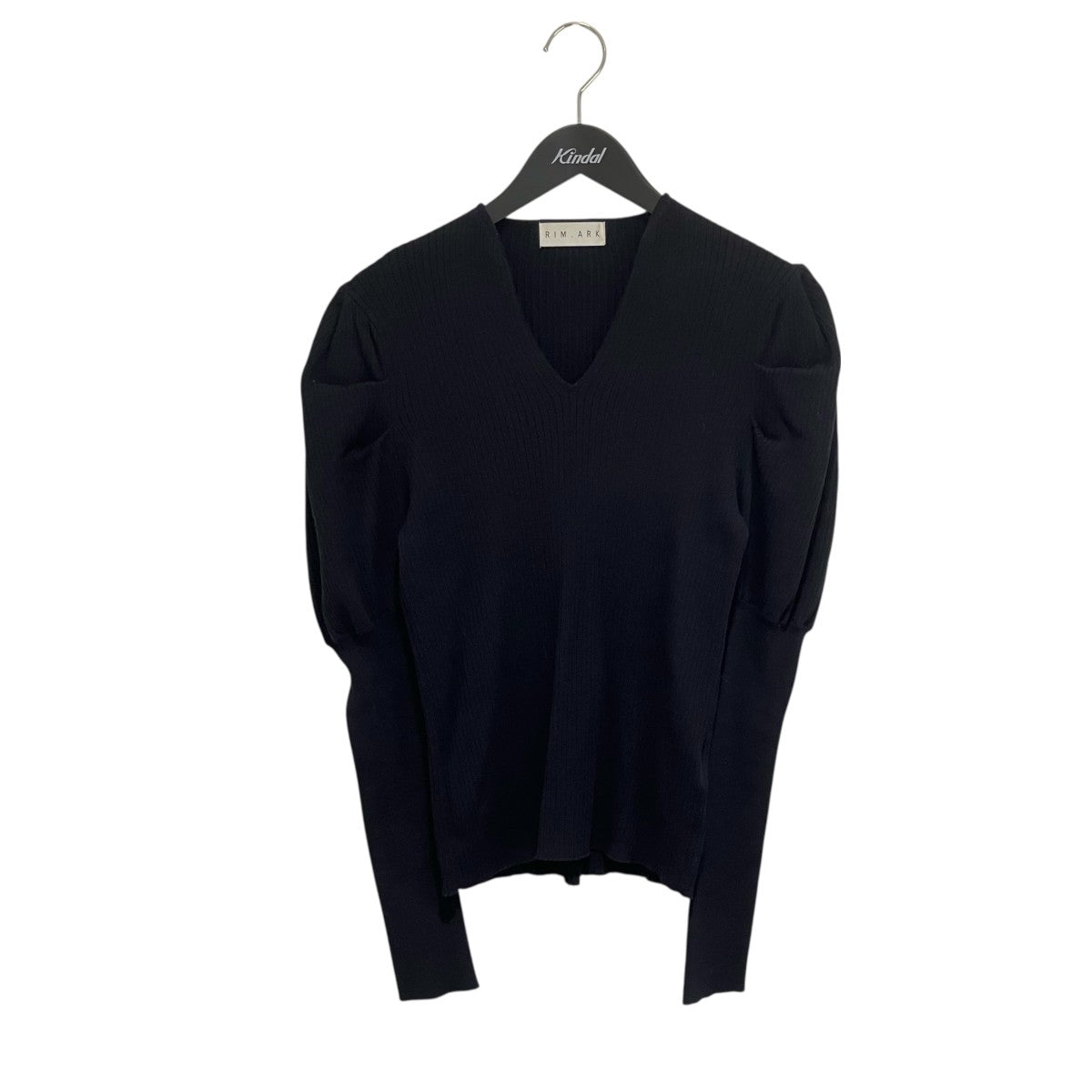 Rib knit slim tops薄手ニット460FSL70-0160