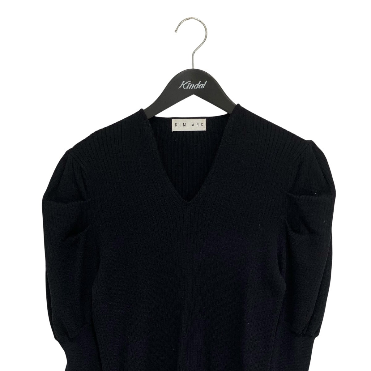 Rib knit slim tops薄手ニット460FSL70-0160