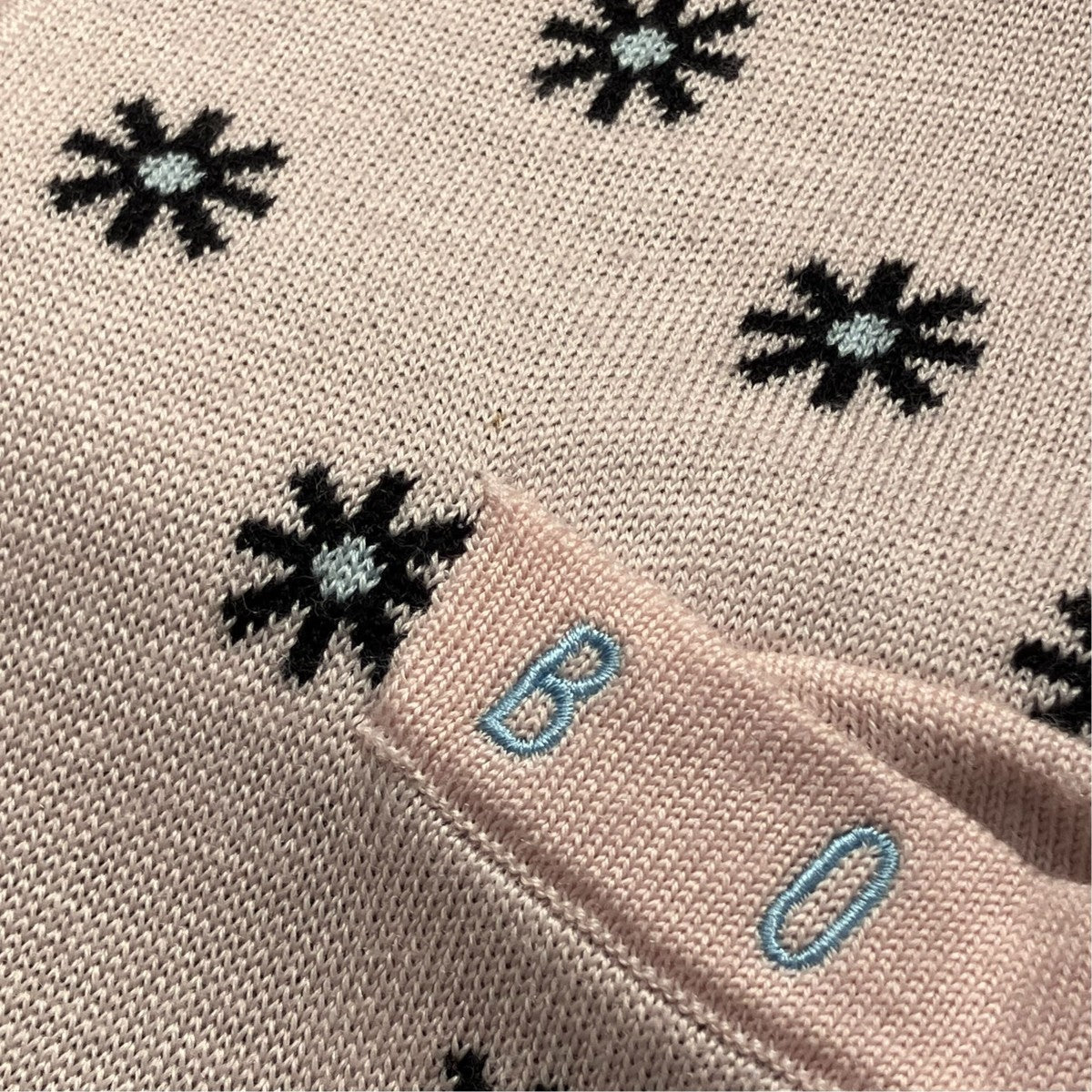 23SSCreativity Jacquard Knitジップカーディガン231BOTT19
