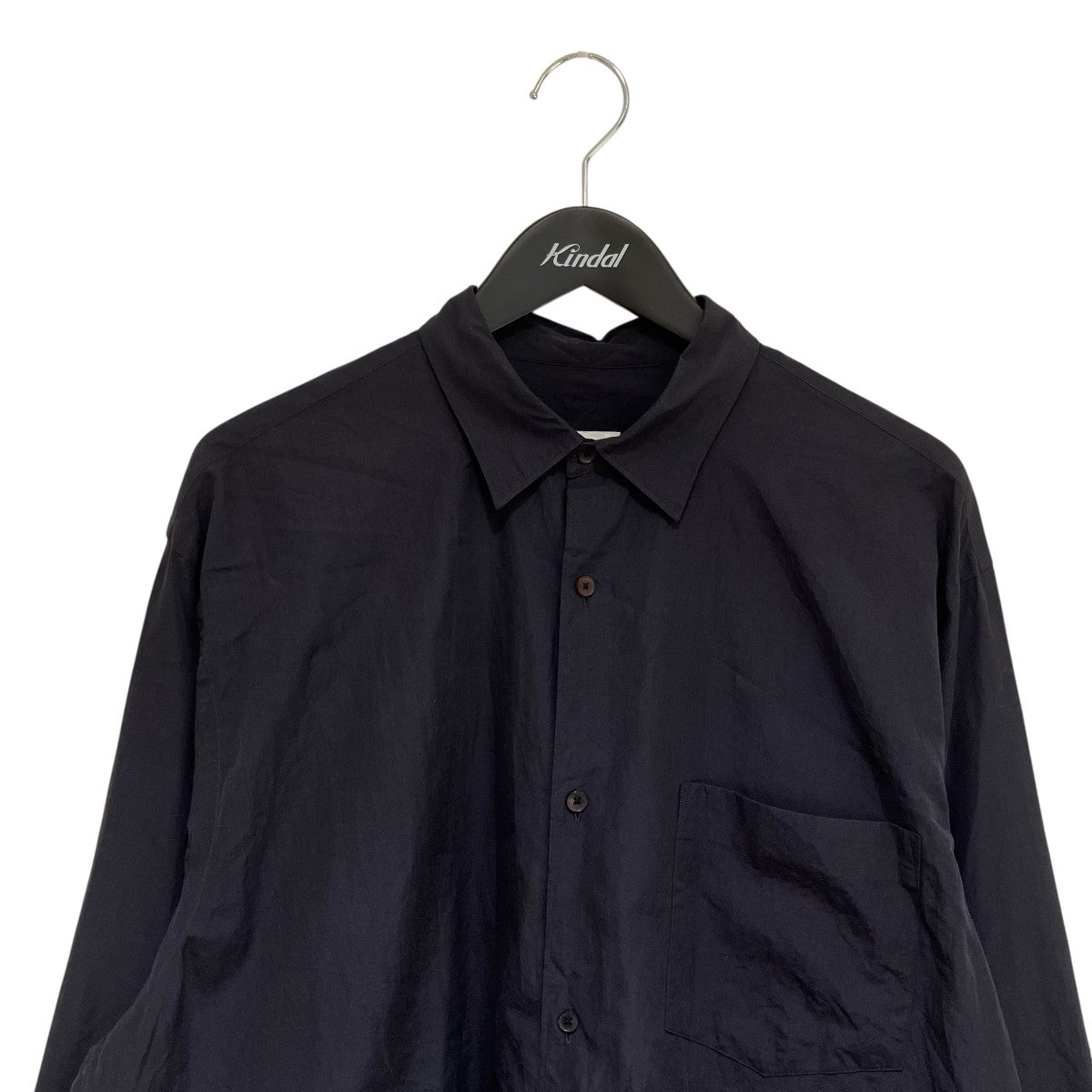 COMOLI 25SS長袖シャツB01-02001 古着・中古-3枚目のアイテム画像