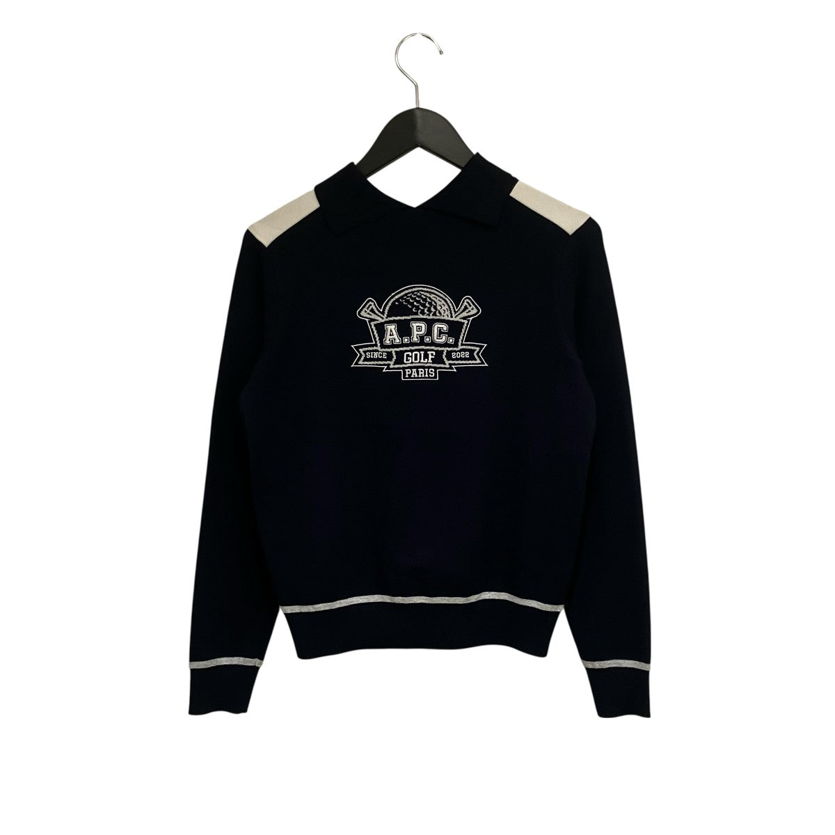 A．P．C． GOLF 長袖ポロシャツ21253-1-19341 古着・中古-2枚目のアイテム画像