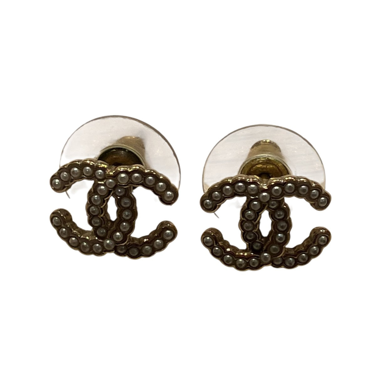 CHANEL 21年製 ココマークピアス 古着・中古-1枚目のアイテム画像