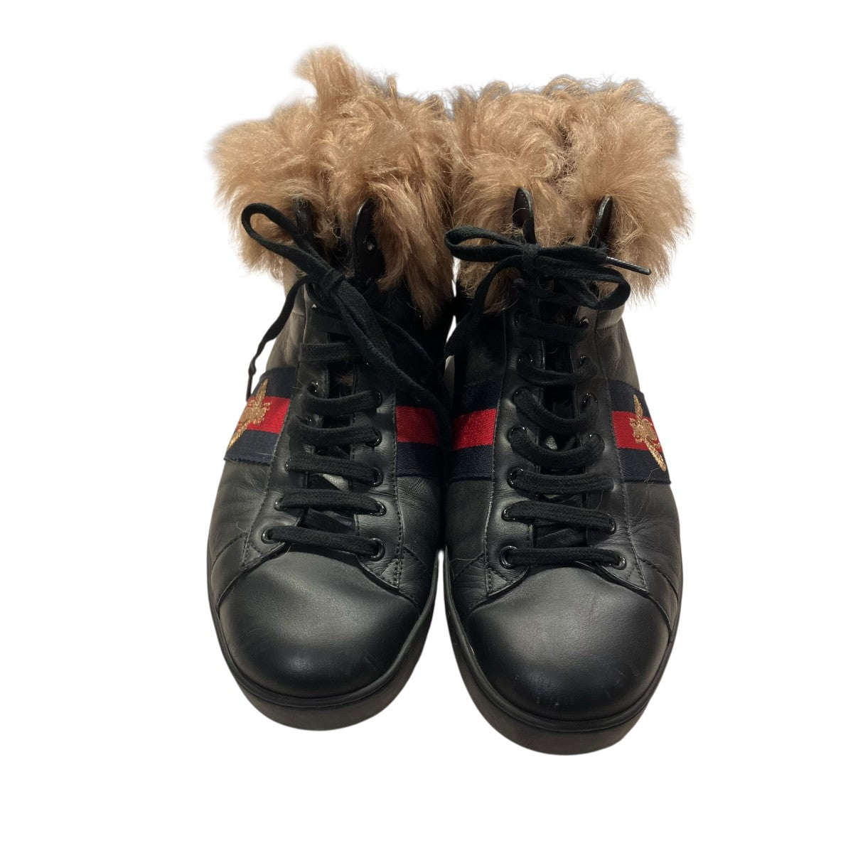 GUCCI エース エンブロイダリーハイカットスニーカーシューズ 古着・中古-2枚目のアイテム画像