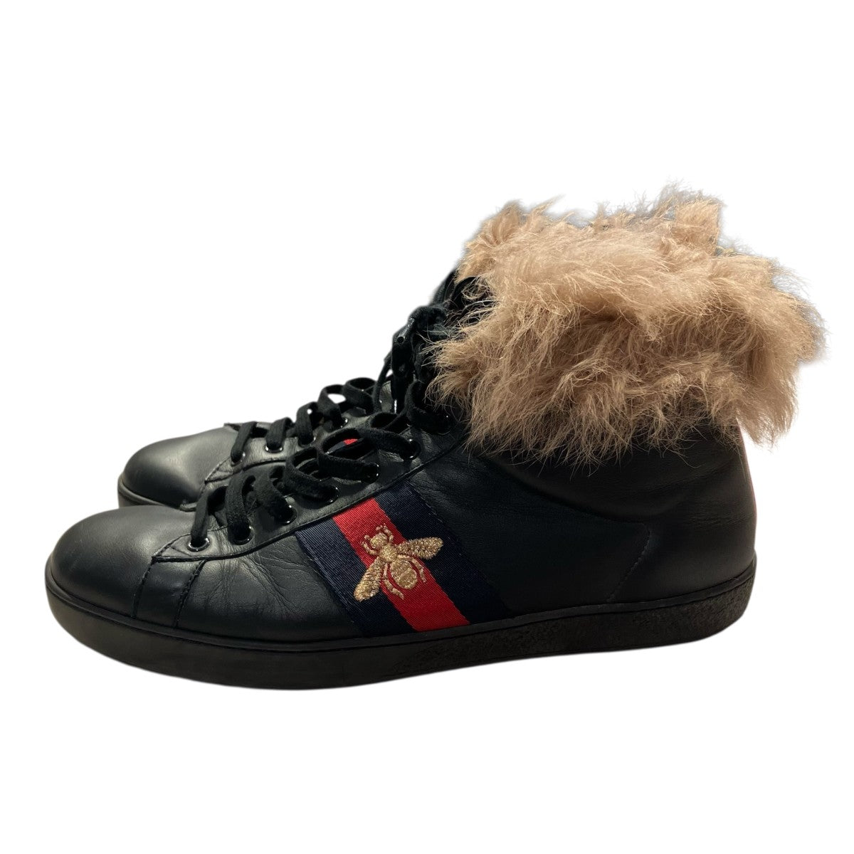 GUCCI エース エンブロイダリーハイカットスニーカーシューズ 古着・中古-3枚目のアイテム画像