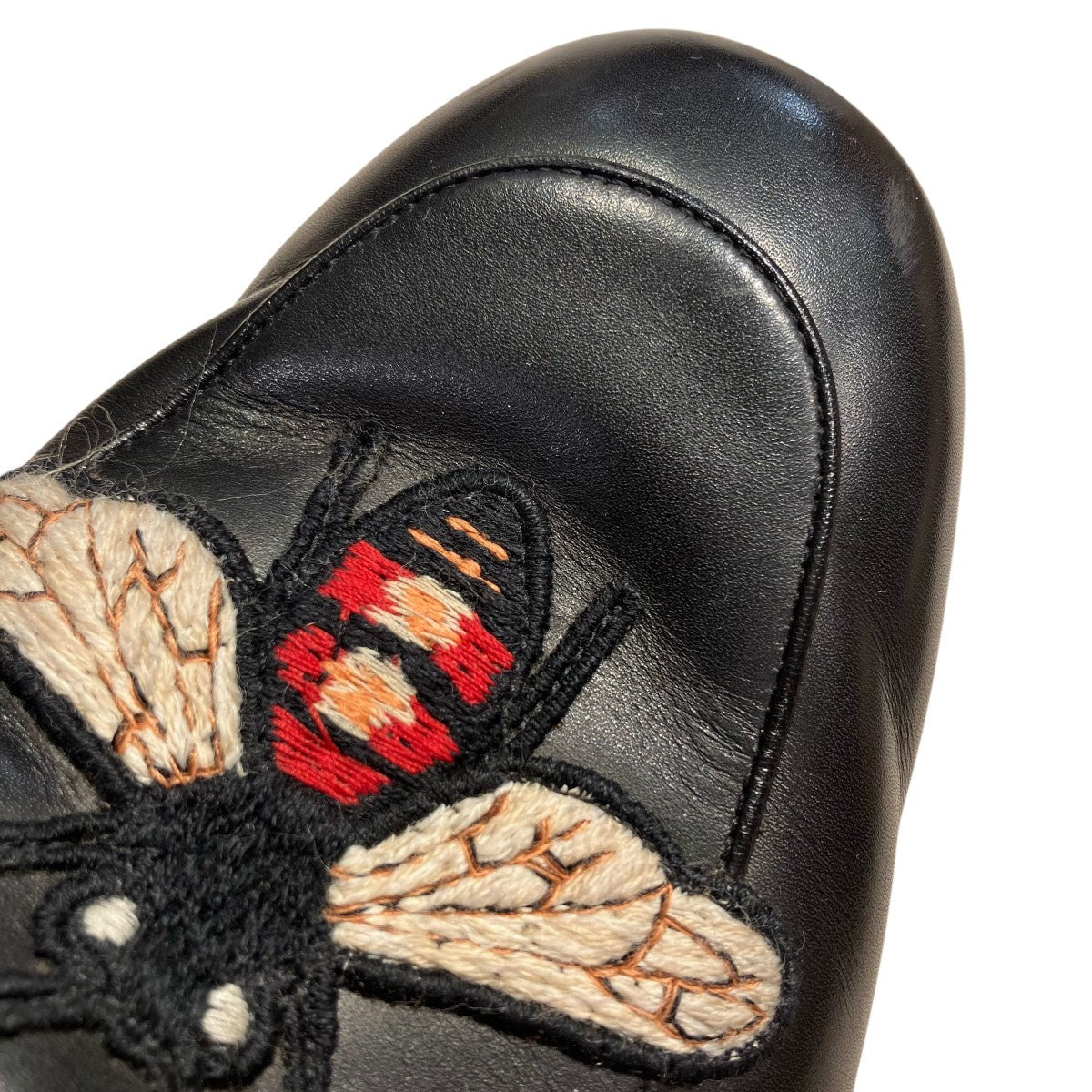 GUCCI プリンスタウン 蜂 刺繍ミュール 古着・中古-5枚目のアイテム画像