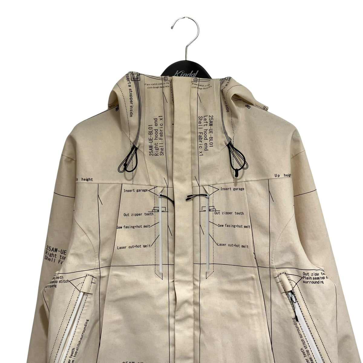 uniform experiment MAP-OUT 3LAYER MOUNTAIN PARKAジャケット 古着・中古-3枚目のアイテム画像