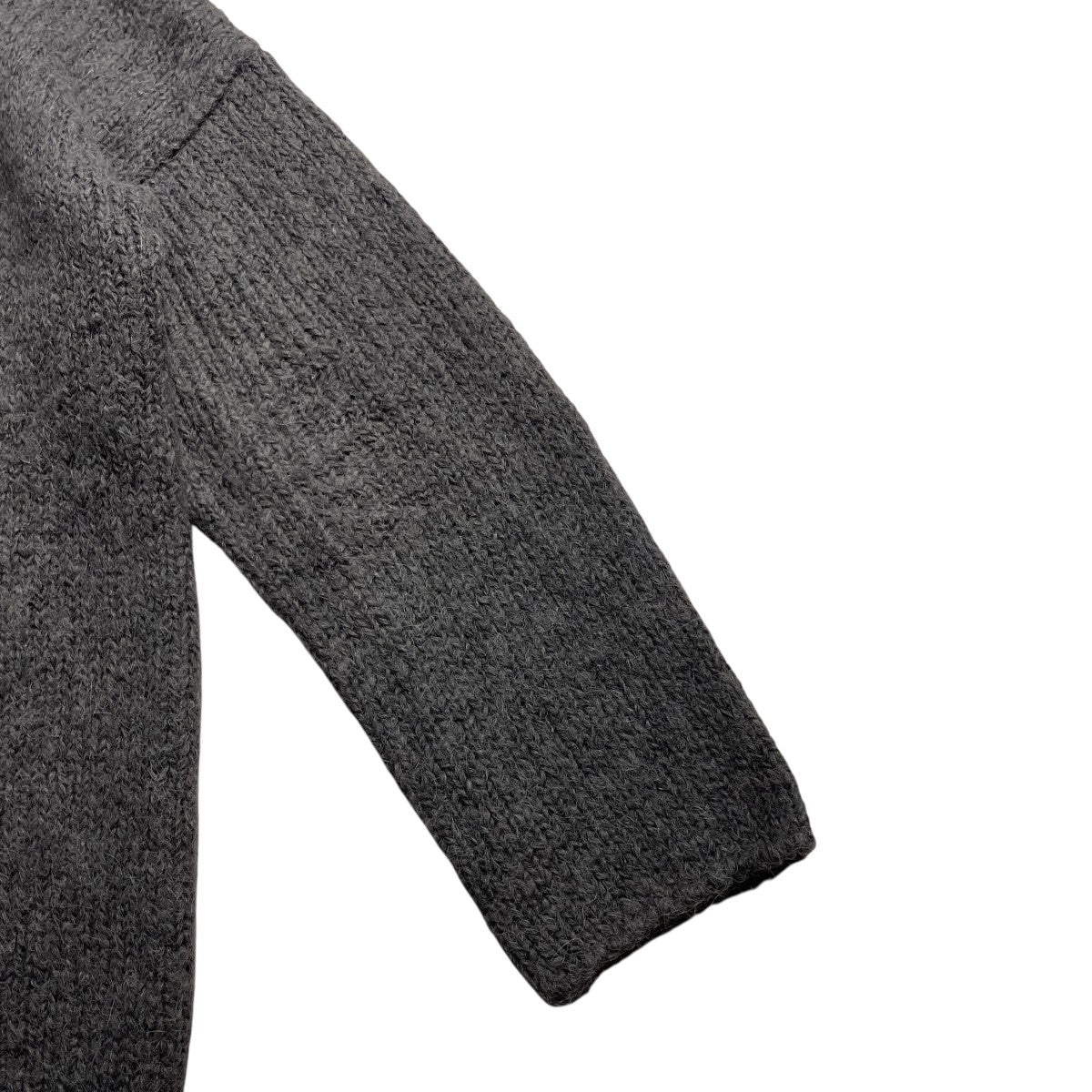 alpaca wool v neck pulloverニットE213K155