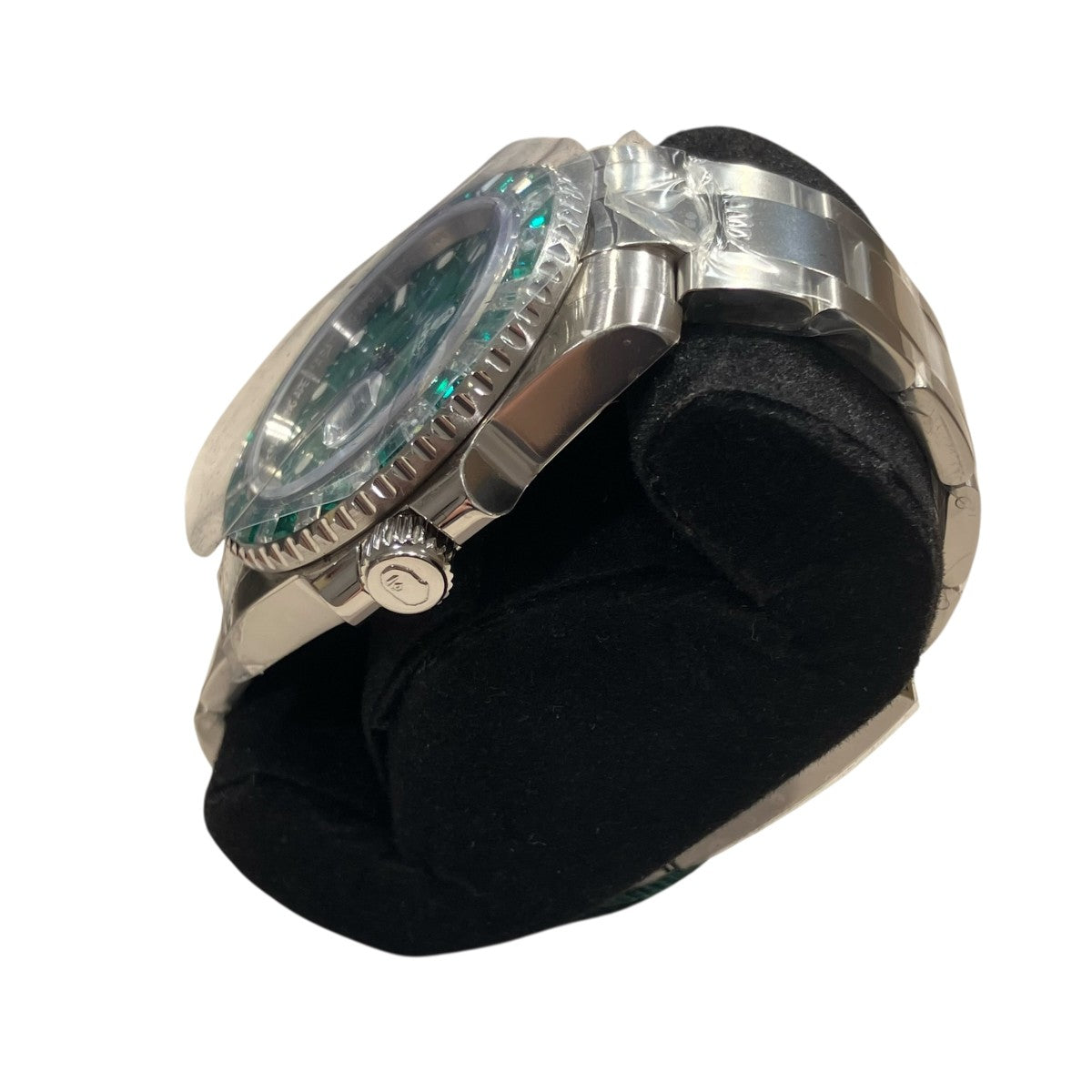 BAPEX(ベイペックス) Type 1 Crystal Stone Watch GREEN腕時計 サイズ