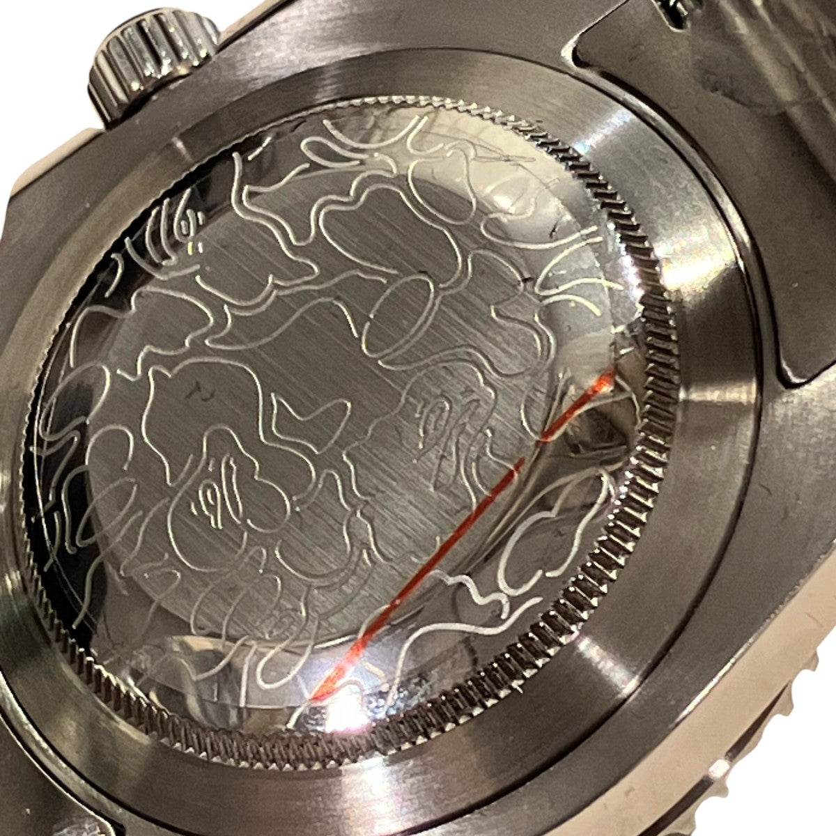 BAPEX(ベイペックス) Type 1 Crystal Stone Watch GREEN腕時計 サイズ