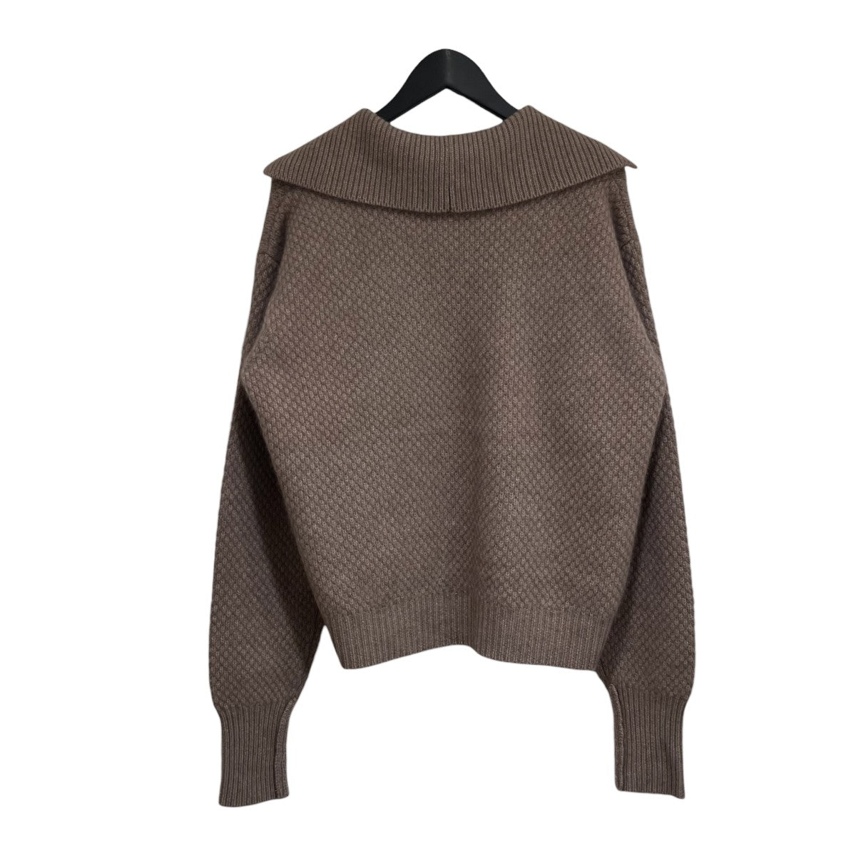 AURALEE 23AWBABY CASHMERE KNIT CARDIGAN厚手カーディガンA23AC01BC 古着・中古-2枚目のアイテム画像