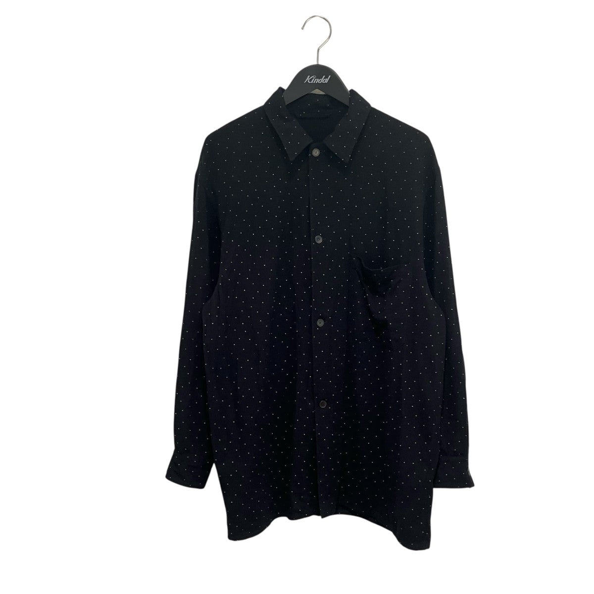 COMOLI(コモリ) シルクノイル ドット柄シャツジャケットZ01-01029 Z01