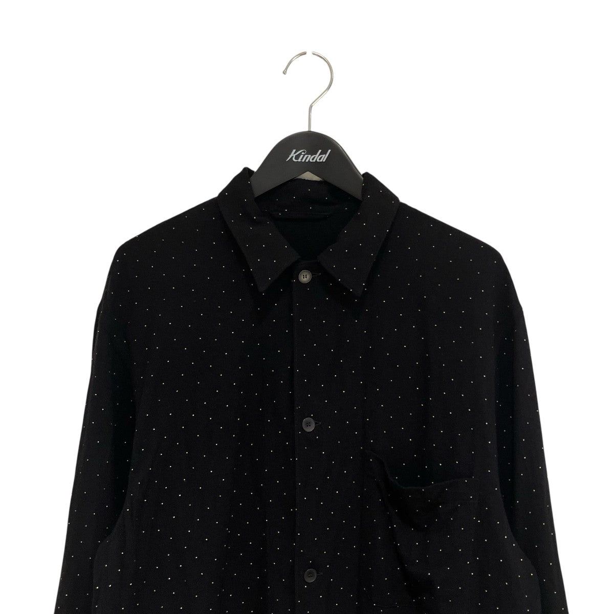 COMOLI(コモリ) シルクノイル ドット柄シャツジャケットZ01-01029 Z01