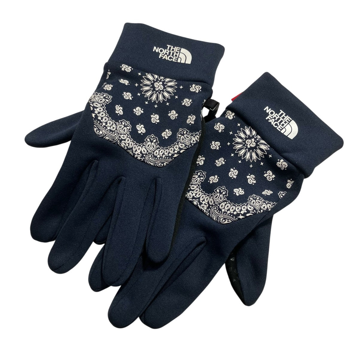 THE NORTH FACE×Supreme BANDANA ETIP GLOVE手袋NN61444 古着・中古-1枚目のアイテム画像