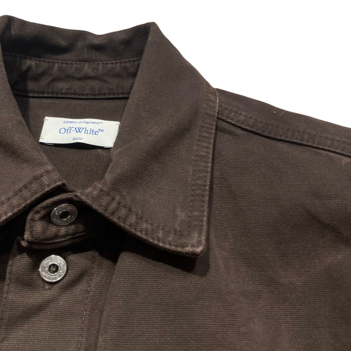 25AWEMBROIDERED-PRINT SHIRTデニムジャケットOMES015S25FAB001