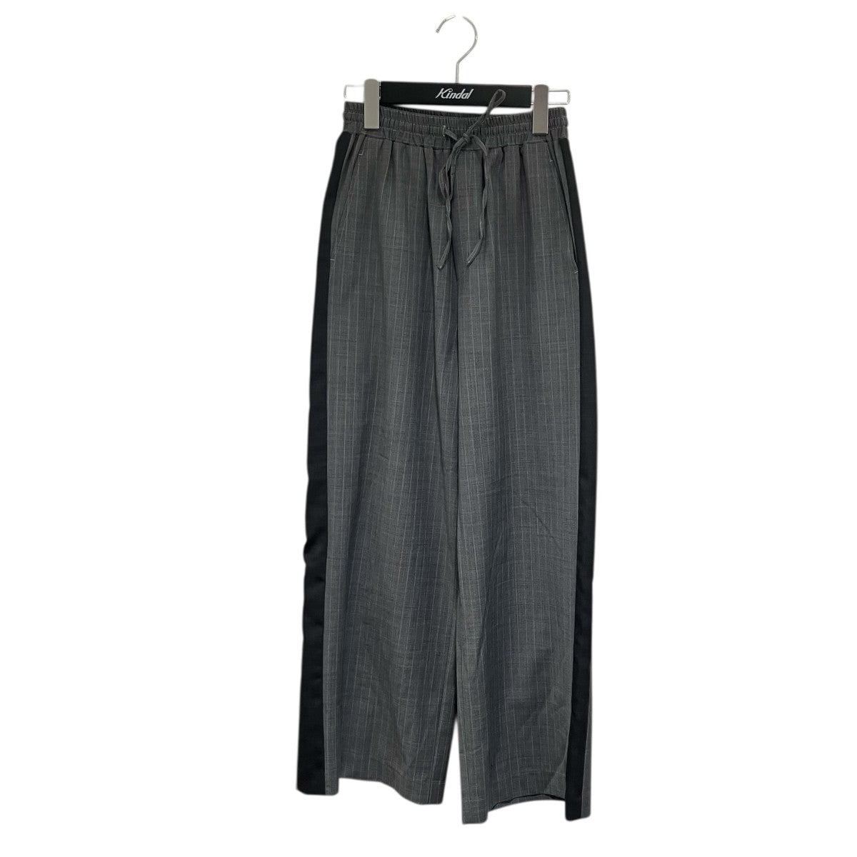 MIESROHE ゴムウエストウールパンツ ストライプスラックスMWFP241057 古着・中古-1枚目のアイテム画像