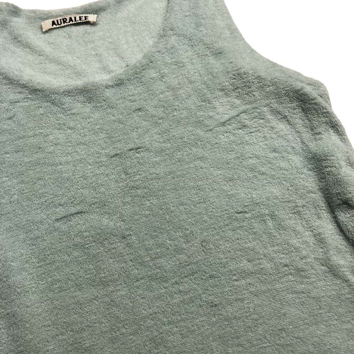 AURALEE SAMPLEノースリーブTシャツ 古着・中古-5枚目のアイテム画像