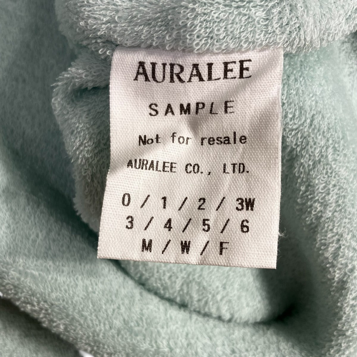 AURALEE SAMPLEノースリーブTシャツ 古着・中古-7枚目のアイテム画像