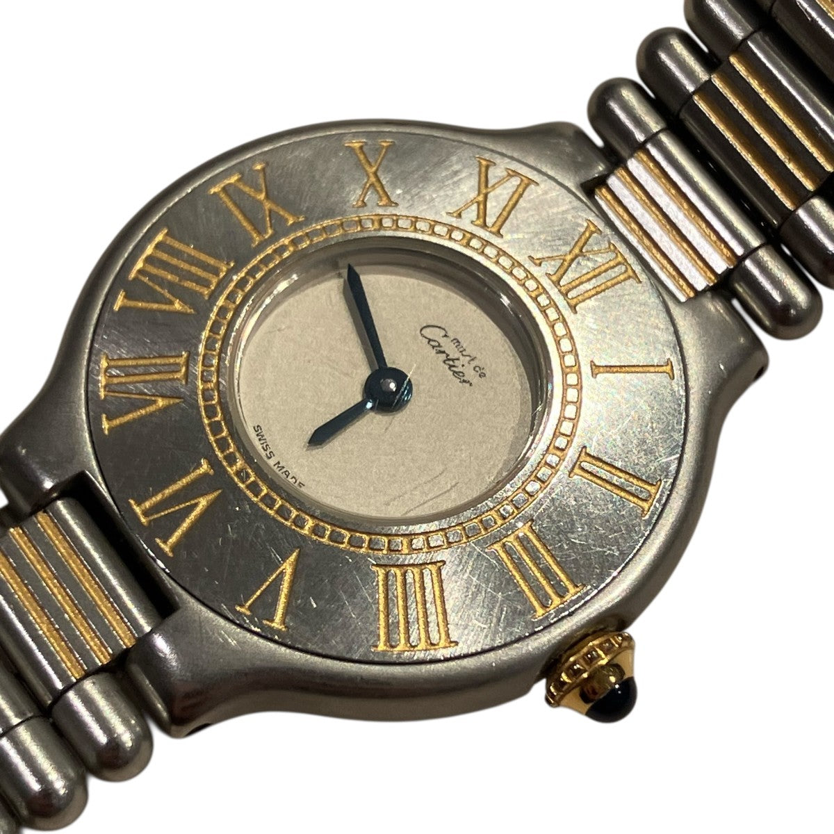 Cartier マスト21 ヴァンティアン腕時計 古着・中古-5枚目のアイテム画像