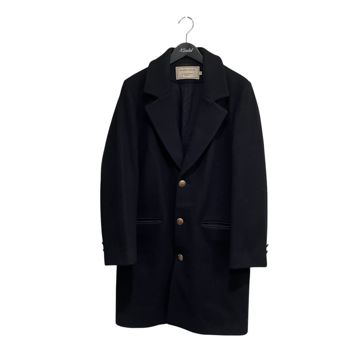MAISON KITSUNE(メゾンキツネ) チェスターコートKMO-08550-B KMO-08550