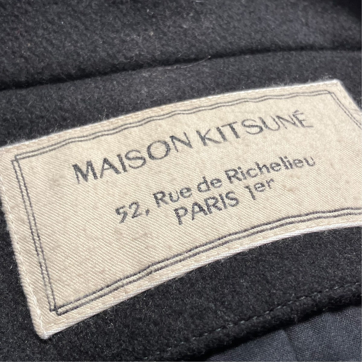 MAISON KITSUNE(メゾンキツネ) チェスターコートKMO-08550-B KMO-08550 