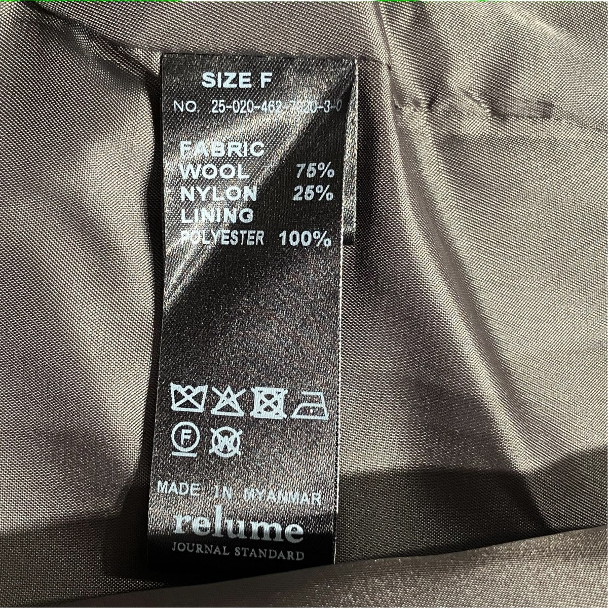 25AWスーパーファインビーバージップショートジャケット25020462702030
