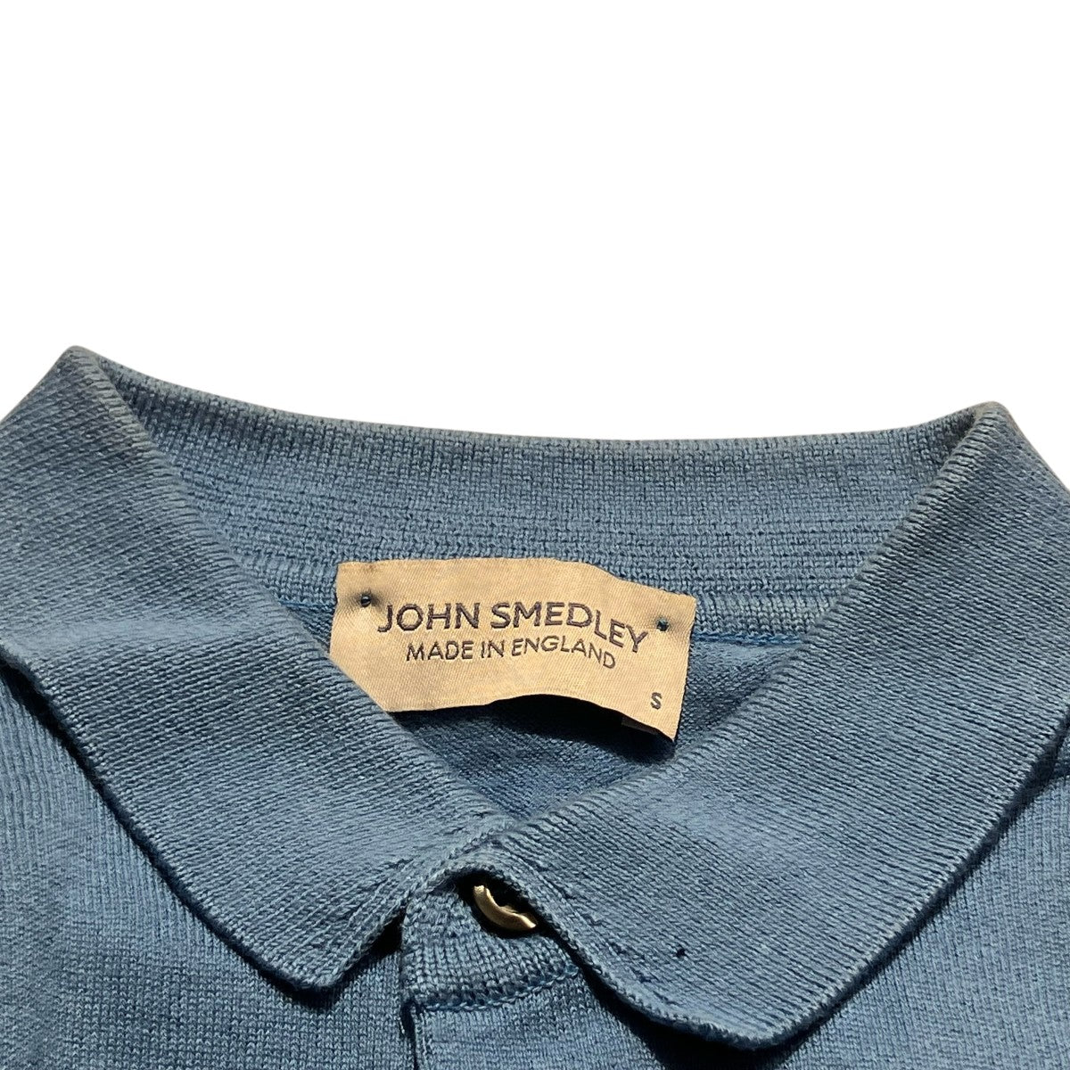 JOHN SMEDLEY ニットポロシャツ45550 古着・中古-5枚目のアイテム画像