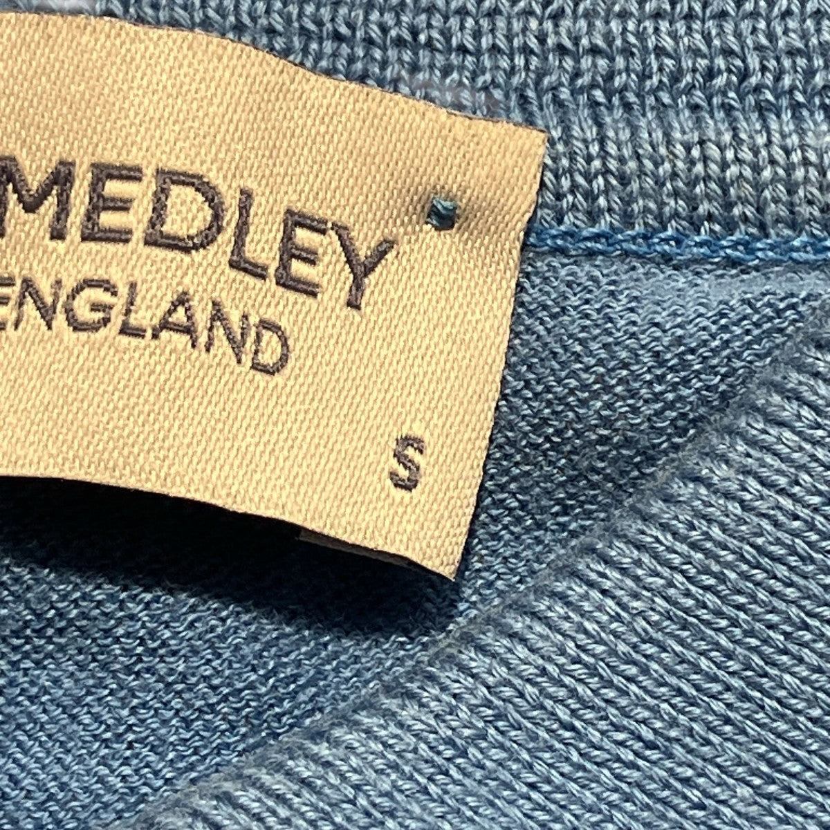 JOHN SMEDLEY ニットポロシャツ45550 古着・中古-6枚目のアイテム画像
