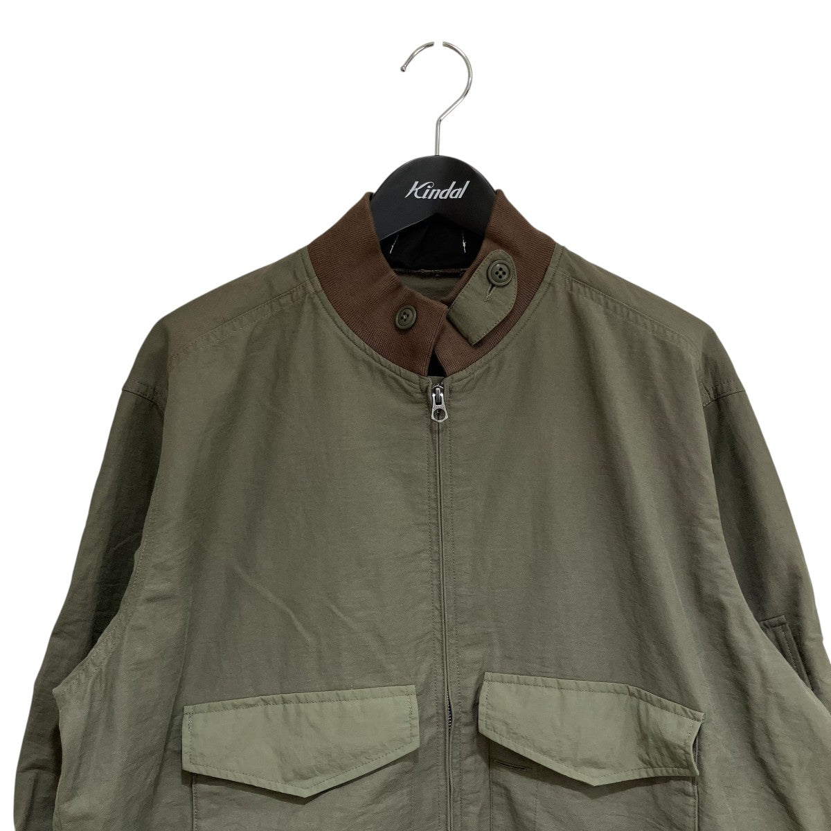24AW2トーンWEPシャツジャケットジップアップジャケットJM243L06